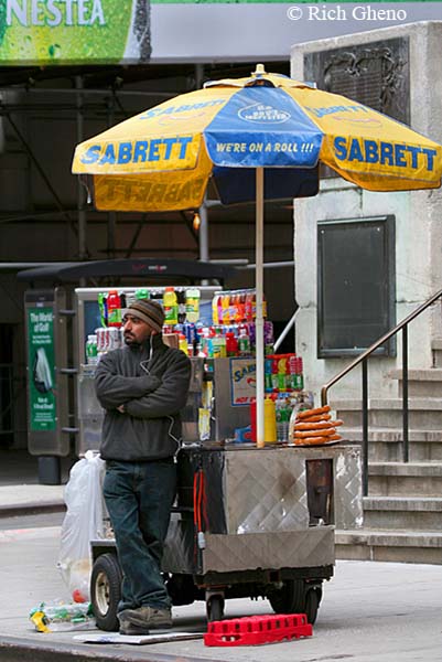 Busy Street Vendor